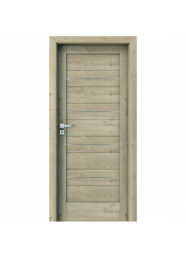 Interiérové dvere Verte HOME - MODEL CO - s hlinikovým pruhom