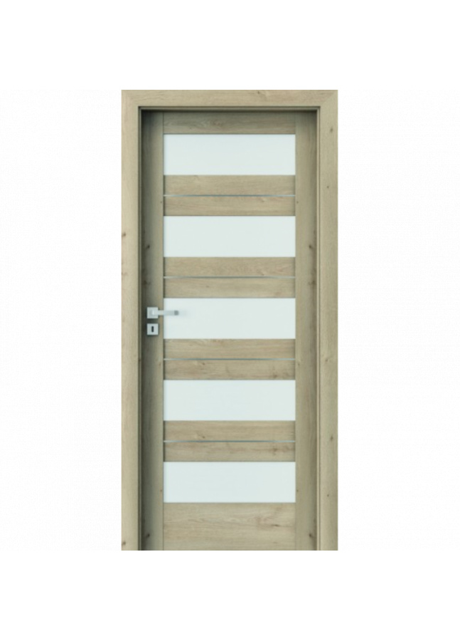 Interiérové dvere Verte HOME - MODEL C5 - s hlinikovým pruhom