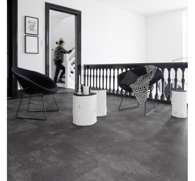 Gerflor 55 - FABRIK MIX DARK GREY - 1269 - na lepenie