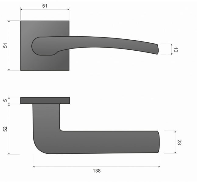 kľučka Infinity Line - VENTO KVNO S 700