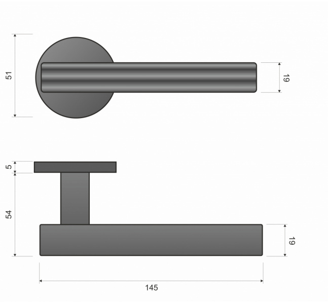 kľučka Infinity Line - CAPRI KPRI BOO/MGOO