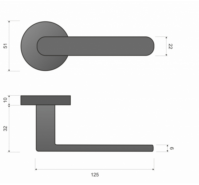 kľučka Infinity Line - WENUS KWU O 100