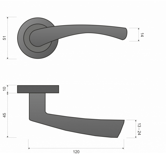 kľučka Infinity Line - LAURA KLR 100