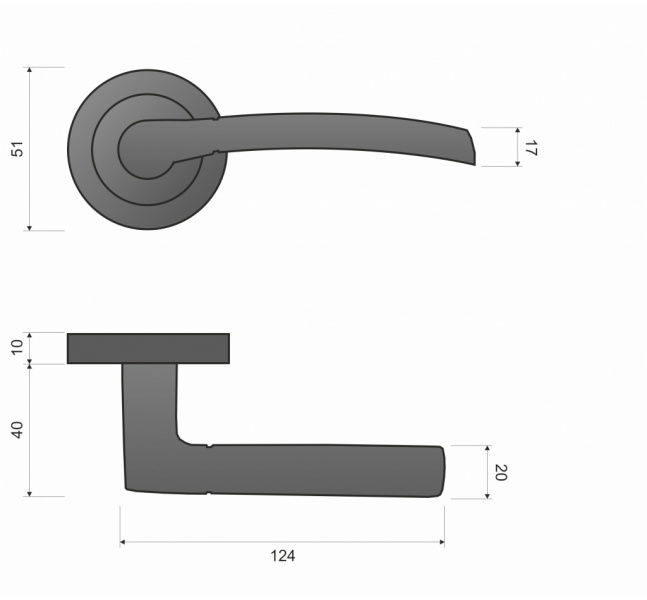 kľučka Infinity Line - DALIA KDL O 100