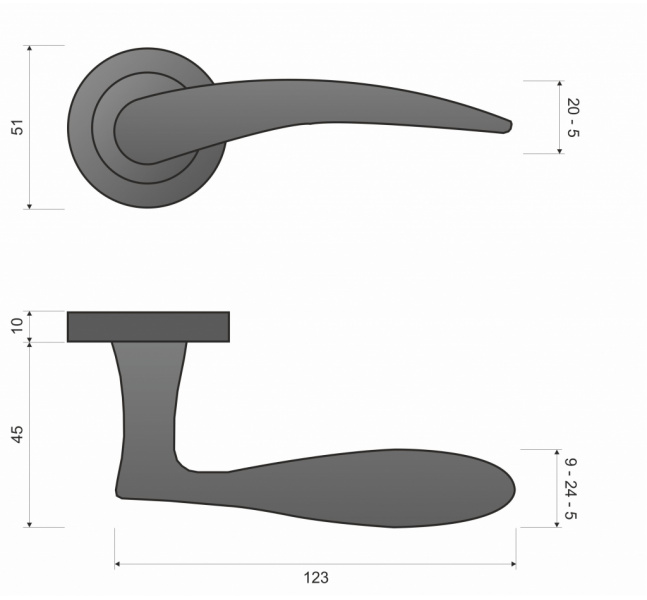 kľučka Infinity Line - ALICIA KJA 400