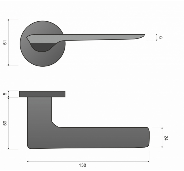 kľučka Infinity Line - LINEA KLIN S O 700