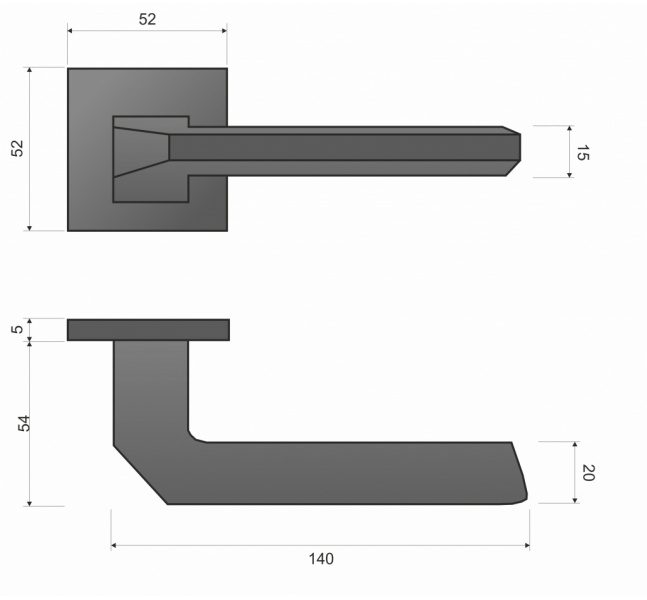 kľučka Infinity Line - ETNA KETA S M700