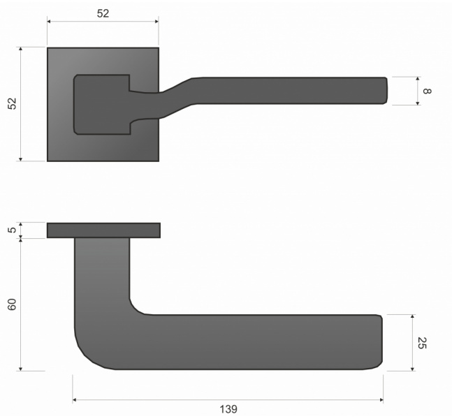 kľučka Infinity Line - BALI KBLA S 700