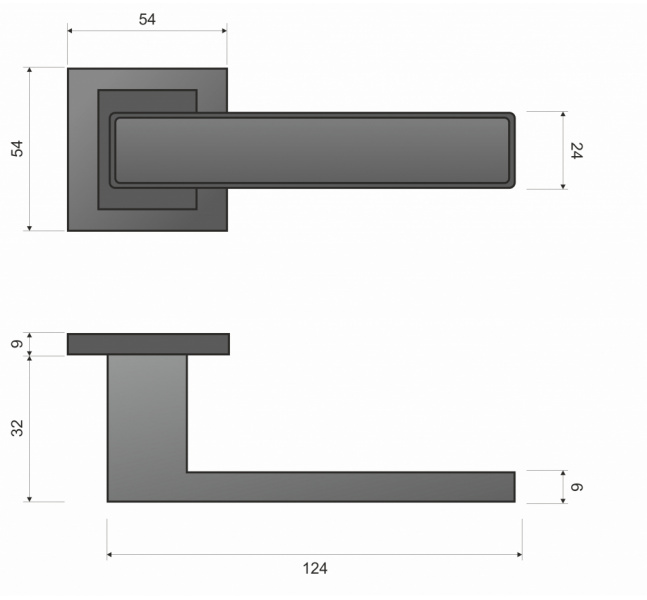 kľučka Infinity Line - CONCEPT KCK BOO / BLACK GLAMOUR