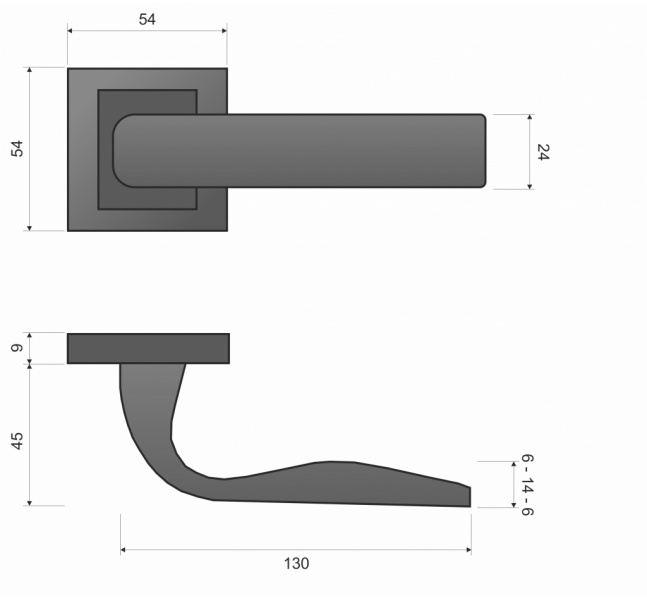 kľučka Infinity Line -  PAOLA KPA 300