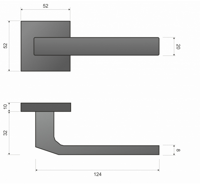 kľučka Infinity Line -  CARLO KCL BOO