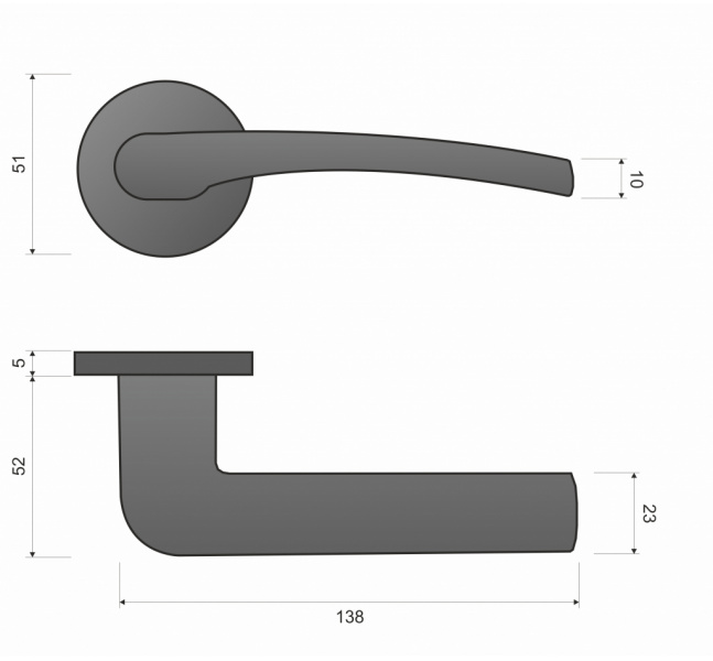 kľučka Infinity Line - VENTO KVNO S O 700